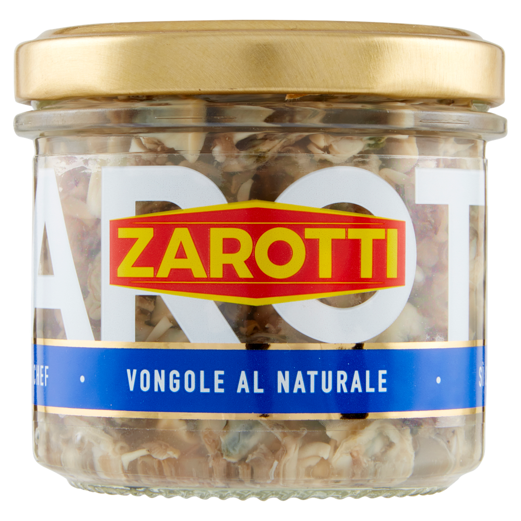 Zarotti Vongole al Naturale 130 g, Venusmuscheln, 50 g Abtropfgewicht