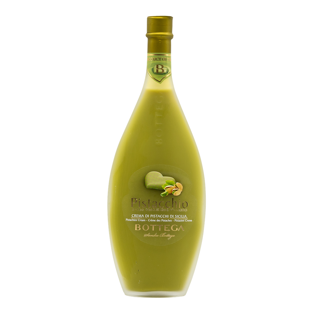 Bottiglia Bottega Pistacchio, liquore al pistacchio siciliano, 50 cl