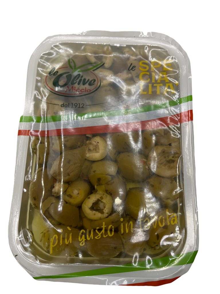 Miccio entkernte gewürzte Oliven