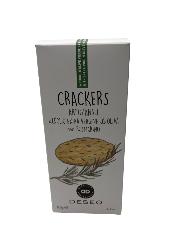Deseo Cracker mit nativem Olivenöl extra und Rosmarin
