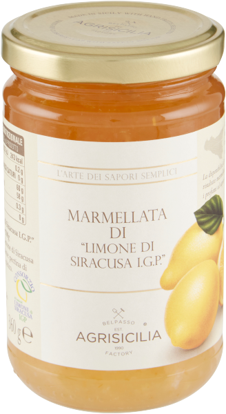 Agrisicilia Zitronenmarmelade aus Zitrone di Siracusa IGP, 360 g
