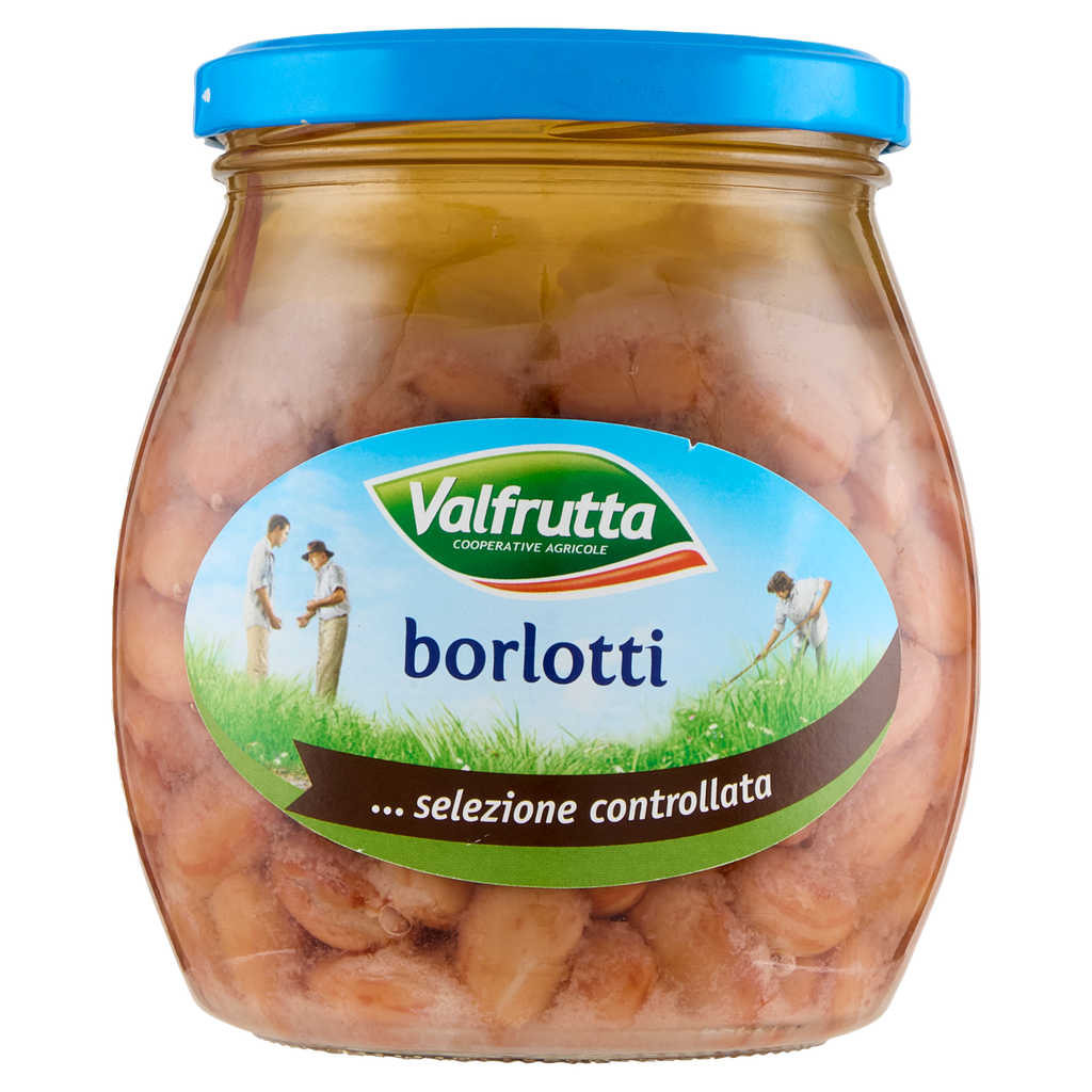 Valfrutta Borlotti-Bohnen im Glas, 370 g