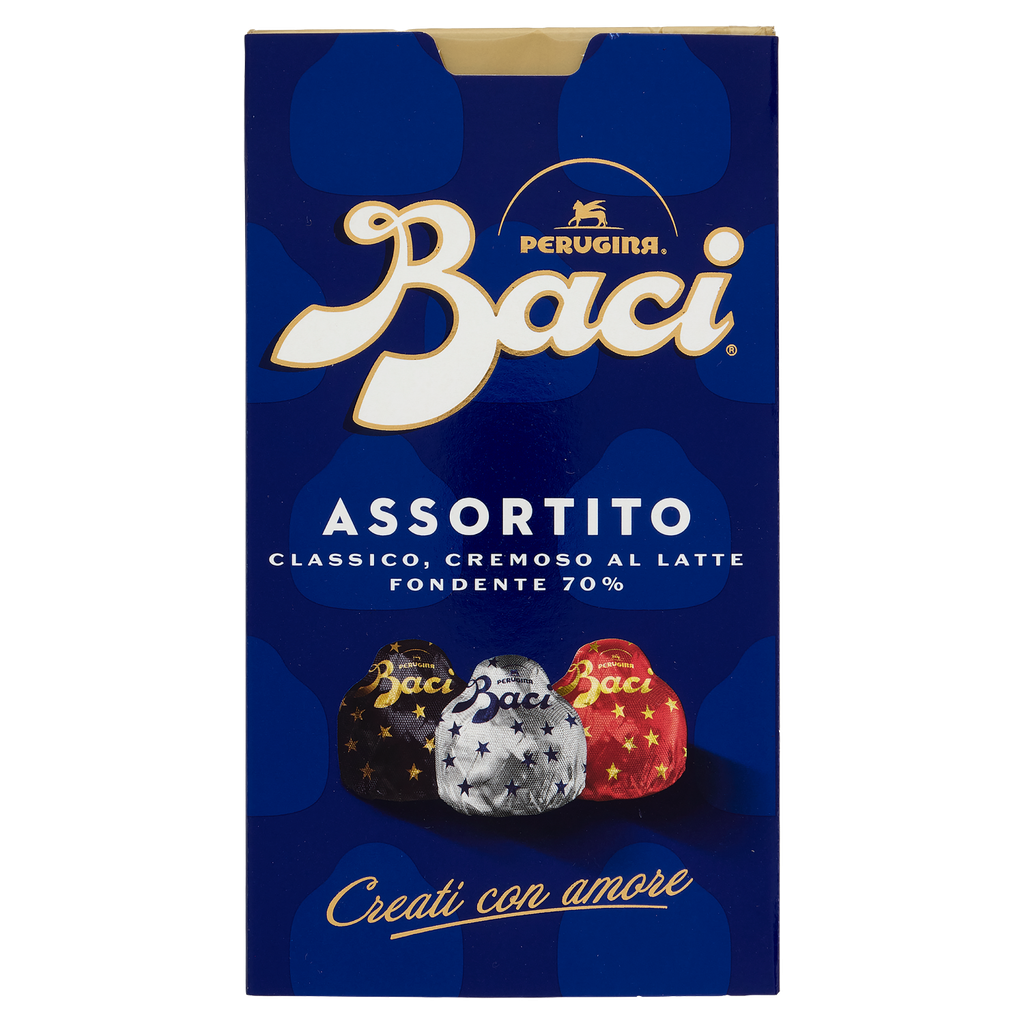 Gemischte Baci-Perugina-Bijou-Pralinen mit Haselnuss, 200 g