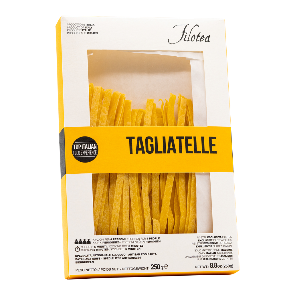 Filotea Tagliatelle – klassische italienische Eierbandnudeln, 250 g