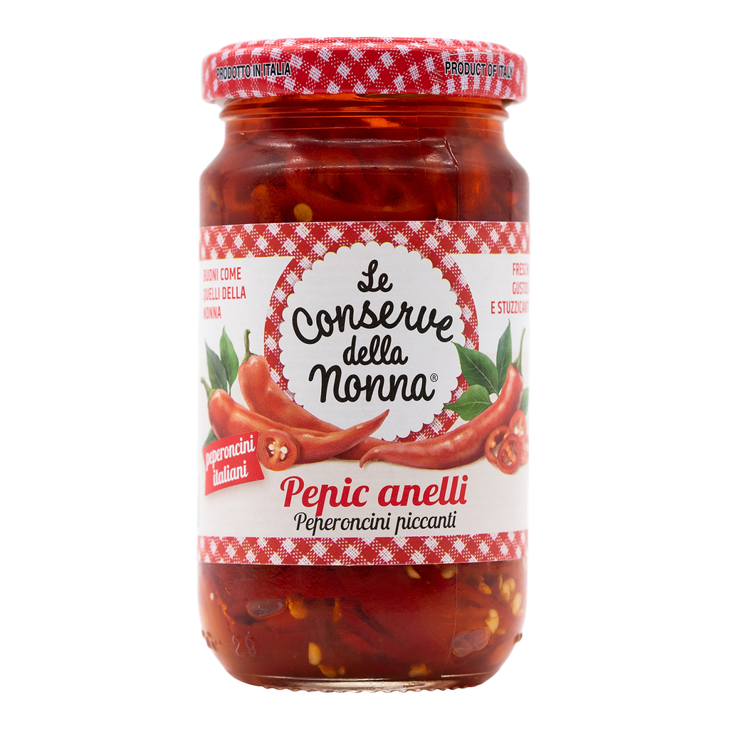 Conserve della Nonna Pepic Anelli Chili-Ringe in Öl 190 g