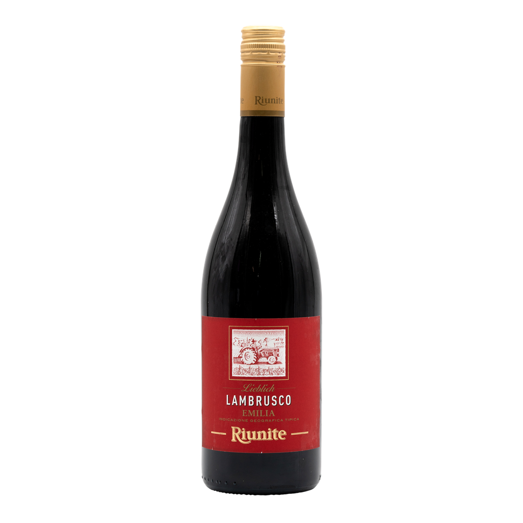 Riunite Lambrusco Rosso lieblich – italienischer Perlwein