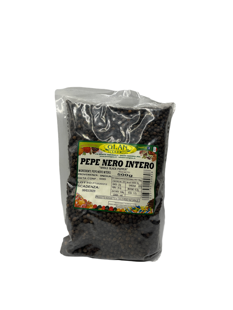 GIAN schwarzer Pfeffer ganz 500g
