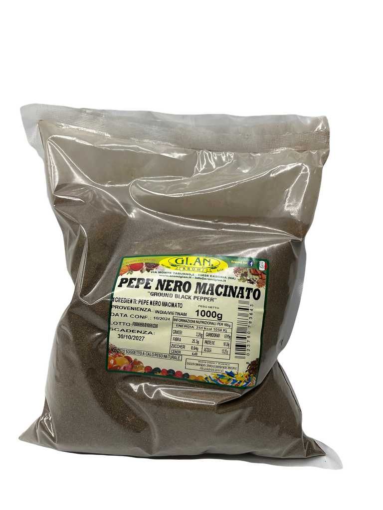 GIAN schwarzer Pfeffer gemahlen 1kg