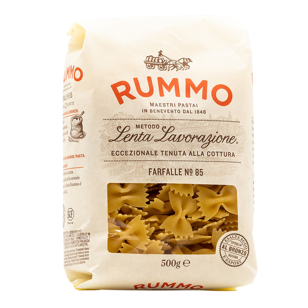 Rummo Farfalle Nr. 85 – Schmetterlingsnudeln aus Hartweizengrieß, 500 g