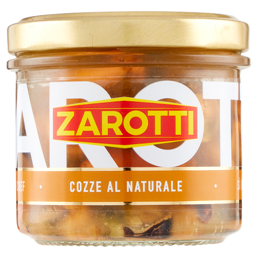 Zarotti Cozze al Naturale 140 g, Muscheln, 55 g Abtropfgewicht