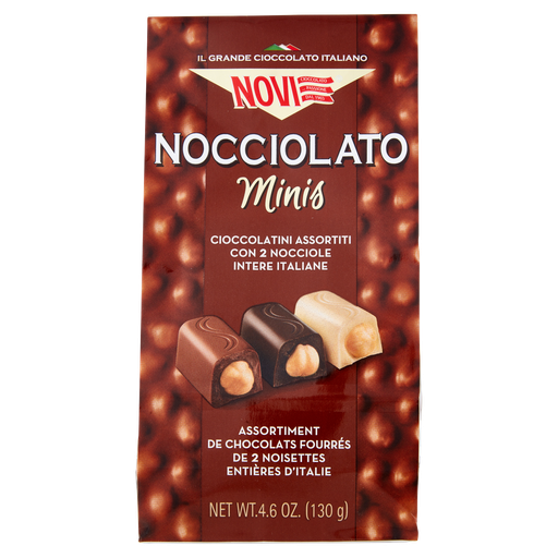 Novi Miniature Nocciolato 130 g – cioccolatini assortiti con nocciole intere