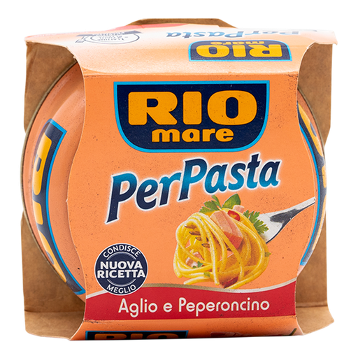 Rio Mare Per Pasta Aglio Olio Peperoncino 160 g, Thunfisch und Gewürze für Pasta