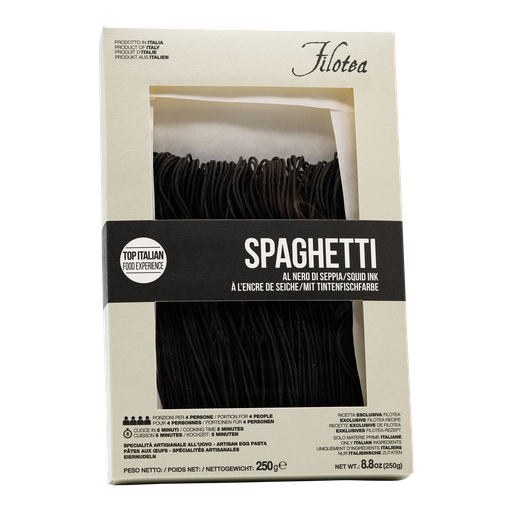 [10448] Filotea Spaghetti Chitarra Nero di Seppia