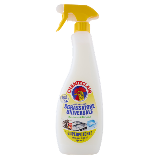 Chanteclair Sgrassatore Universale Limone Trigger 625 ml, detergente spray