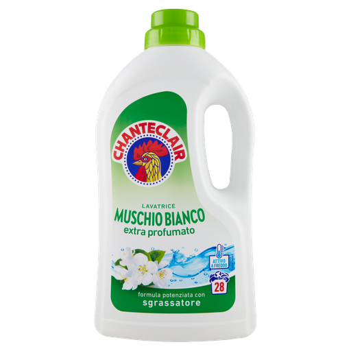 Chanteclair Lavatrice Muschio Bianco detersivo liquido per lavatrice 1.260 ml