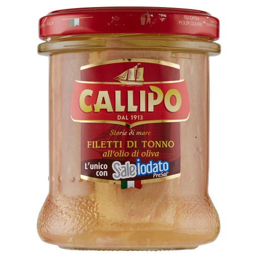 Callipo Yellowfin-Thunfischfilets in Olivenöl 170 g