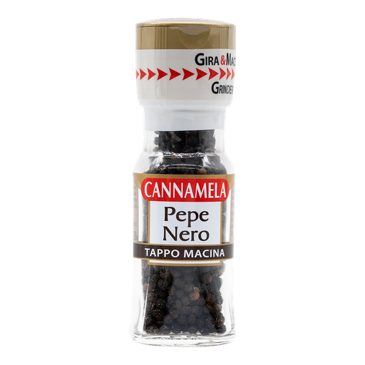 [11255] Cannamela Pfeffer schwarz mit Mahlwerk